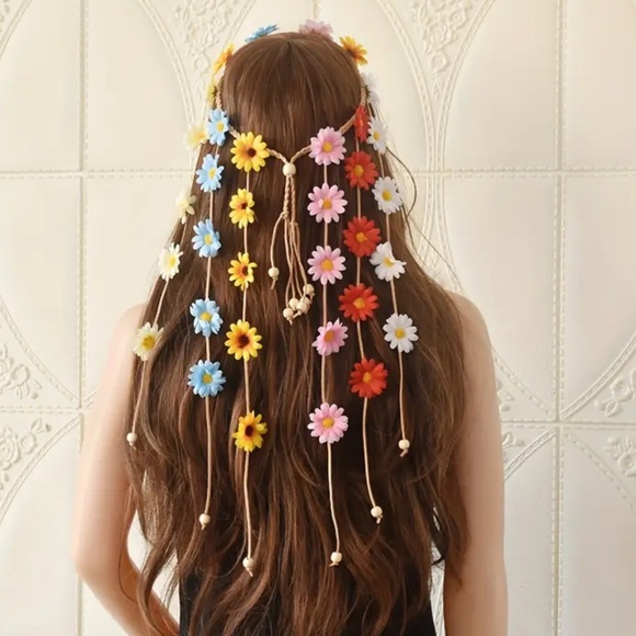 Boutique Accessories - NEW| 1 Piece Chic Boho Festival Flower Tie Headband